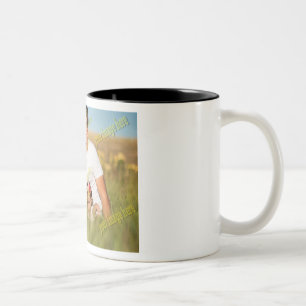 Cool Family Stylish Fab Photo Collage Two-Tone Coffee Mug