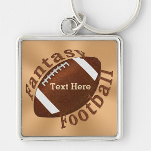 Cool Fantasy Football Gifts Personalised Your TEXT Key Ring