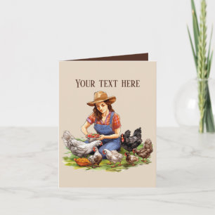 Cool Farmer add message  Card