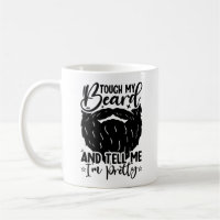 Cool Father Touch My Beard Birthday Bearded Dad