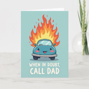 Cool Fathers Day Auto Card