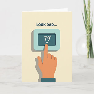 Cool Fathers Day Temp Card