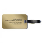 Cool Faux Copper Bold Grey Monogram