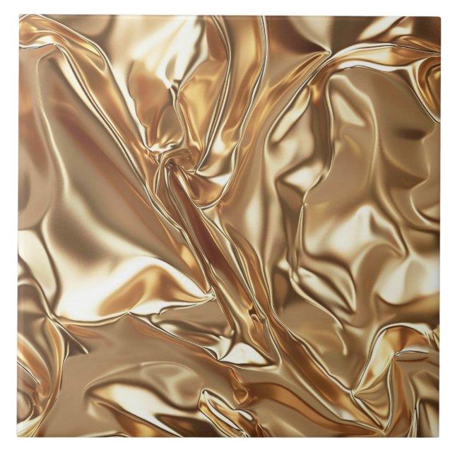 Cool faux foil pattern  ceramic tile (Front)