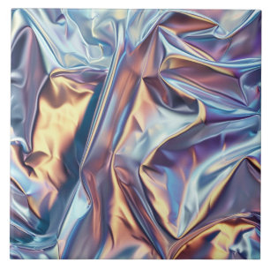 Cool faux foil pattern  ceramic tile