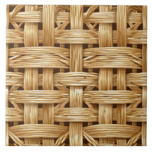 Cool faux weave pattern  ceramic tile