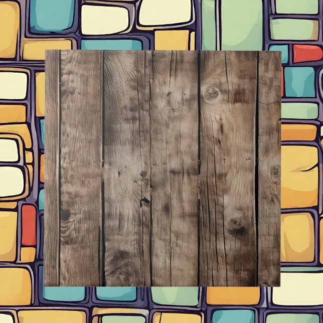 Cool faux wood pattern  ceramic tile (Creator Uploaded)
