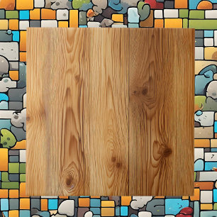 Cool faux wood pattern  ceramic tile