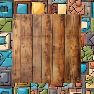 Cool faux wood pattern  ceramic tile
