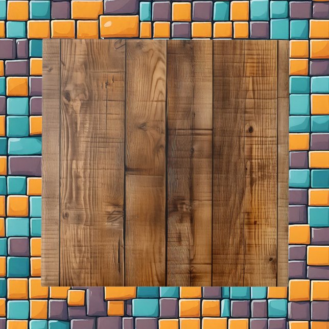 Cool faux wood pattern  ceramic tile (Creator Uploaded)