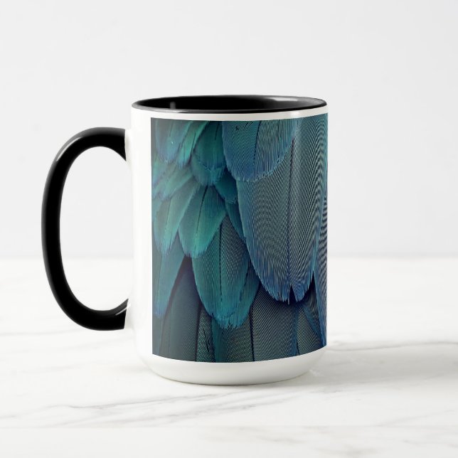 Cool feather coffee mug (Left)