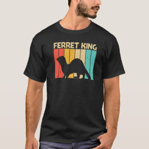 Cool Ferret For Men Boys Dad Ferret  Pet Animal T-Shirt