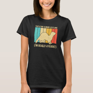 Cool Ferret For Men Women Animal Ferret Owner Rod T-Shirt