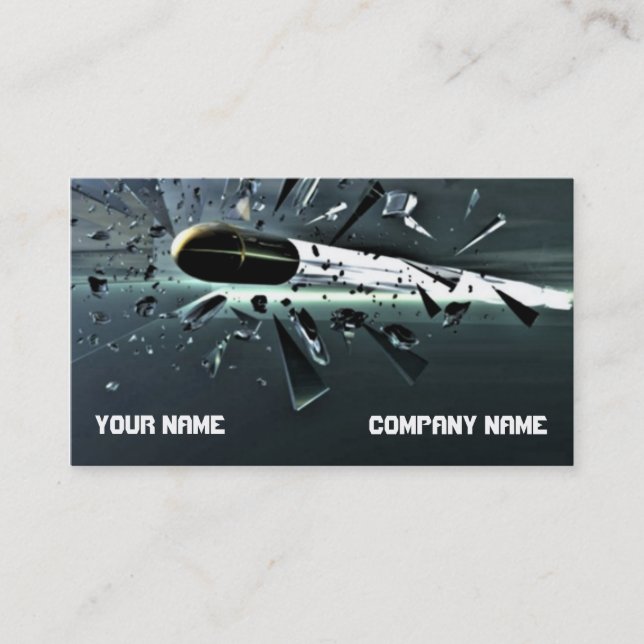 Cool Ffl business card with Bullet (Front)