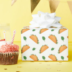 Cool fiesta tiled party taco wrapping paper