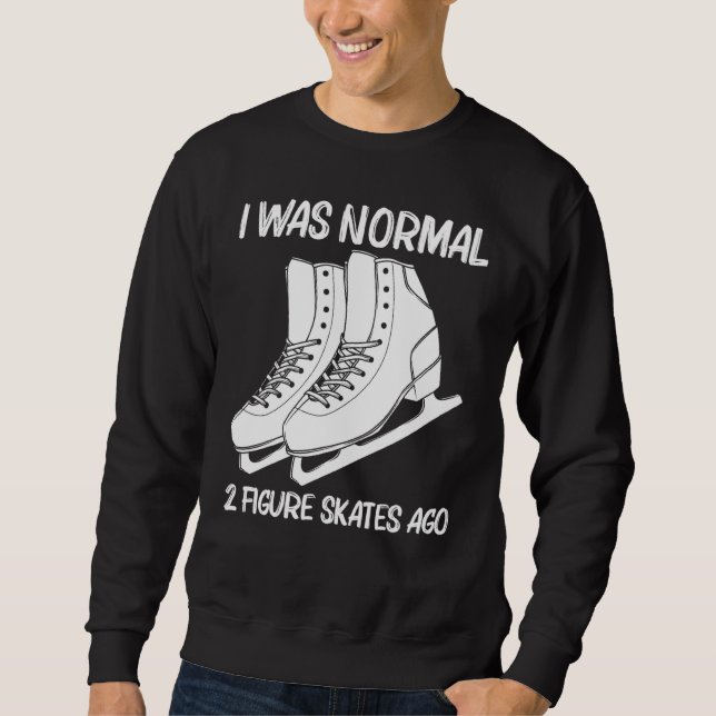 Cool Figure Skating For Men Women Spin Jump Ice Sk Sweatshirt (Front)