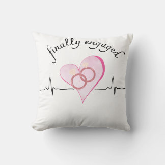 cool finally engaged design cushion