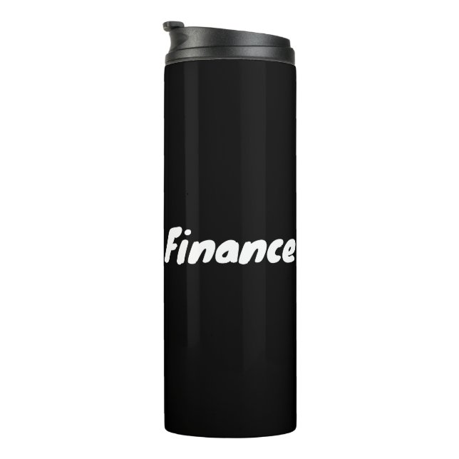 Cool Finance Department  Thermal Tumbler (Rotated Right)