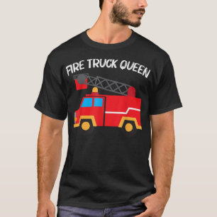 Cool Fire Truck Art For Women Mum Kids Firetruck F T-Shirt