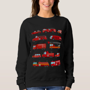 Cool Fire Truck Fire Engine heavy rescue vehicles  Sweatshirt
