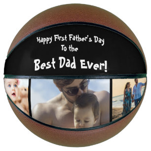 Cool First Best Dad Ever Photo Father's Day  Basketball