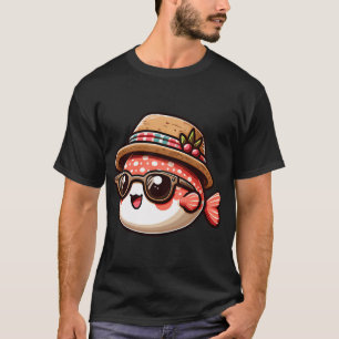 Cool Fish in Hat T-Shirt
