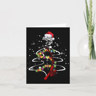 Cool Fishing Christmas Tree B Fisherman Gift  Card