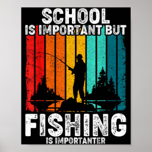 Cool fishing for men women bass fishing fisherman poster