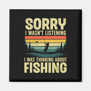 Cool Fishing For Men Women Fisherman B Trout Fish Magnet