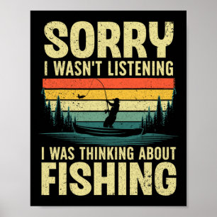 Cool Fishing For Men Women Fisherman B Trout Fish Poster