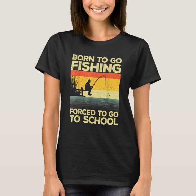 Cool Fishing For Men Women Kids Bass Fishing Fishe T-Shirt (Front)