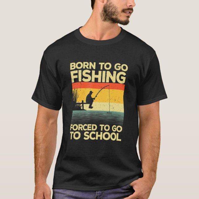 Cool Fishing For Men Women Kids Bass Fishing Fishe T-Shirt (Front)