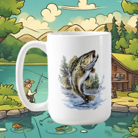 Cool fishing lovers add monogram 