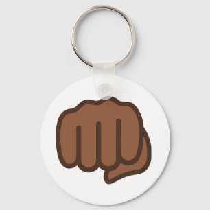 Cool Fist Bump Emoji Key Ring