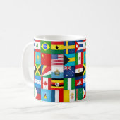 Cool Flags Of The World Coffee Mug (Front Left)