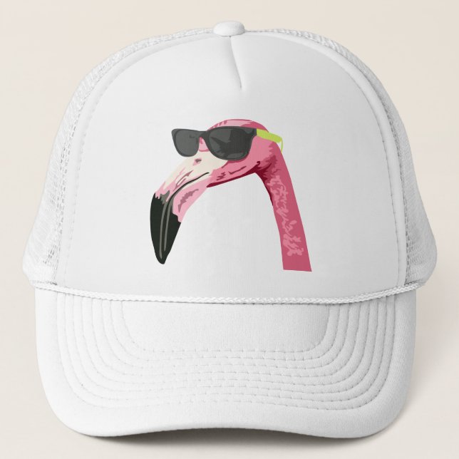 Cool Flamingo Trucker Hat (Front)