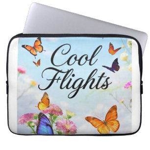 Cool Flights Butterfly Laptop Sleeve