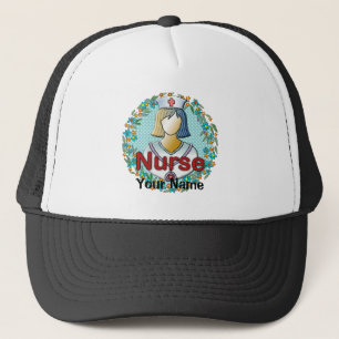 Cool Floral Nurse hat