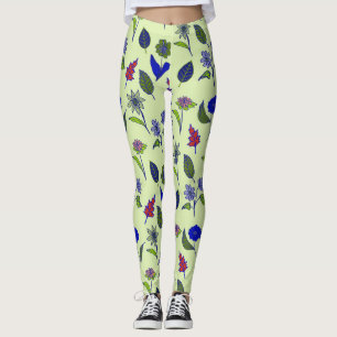 Cool Floral Pattern Leggings