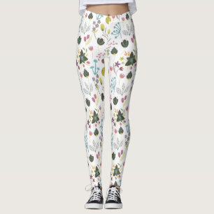 Cool Floral Pattern Leggings