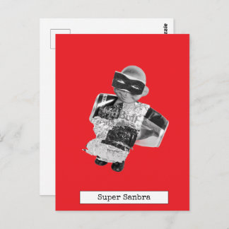 Cool Flying Doll Postcard