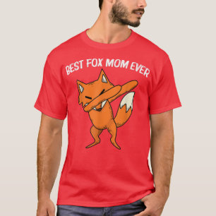 Cool Fo For Mum Mama Dabbing Red Swift Fennec Anim T-Shirt