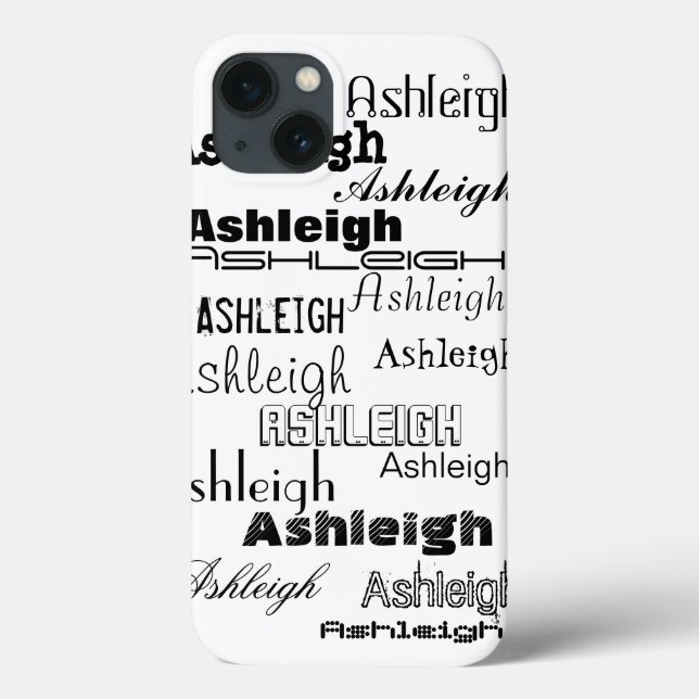 Cool Fonts Your Name Personalised Case-Mate iPhone Case (Back)