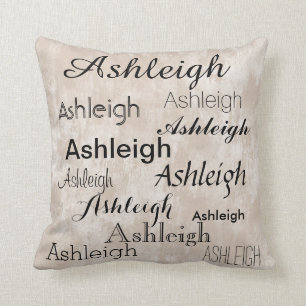 Cool Fonts Your Name Personalised Cushion