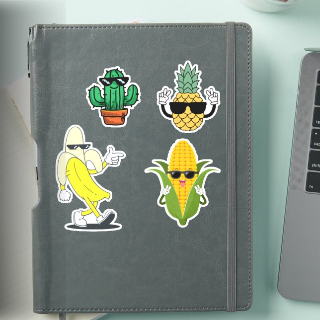 Cool Food Sticker Pack Funny Vinyl Stickers (Creator Uploaded)
