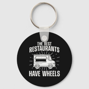 Cool Food Truck For Men Women Culinary Chef Pizza Key Ring