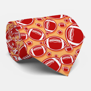 cool football sports pattern  tie