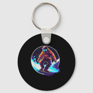 Cool For Snowboard And Ski Lover In The White Moun Key Ring