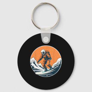 Cool For Snowboard And Ski Lover In The White Moun Key Ring