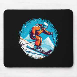Cool For Snowboard And Ski Lover In The White Moun Mouse Pad